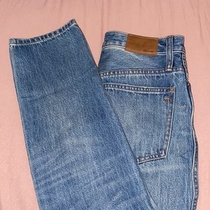 Stovepipe Madewell denim High Rise Straight Leg Jeans